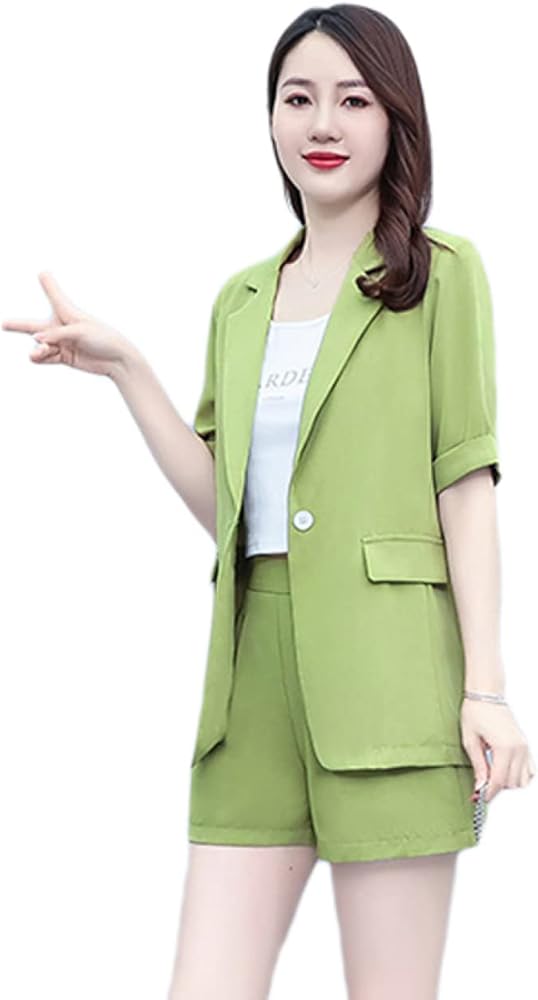 Amazon | [FDGFJ] 上下2点セット レディース スーツセット ジャケット+